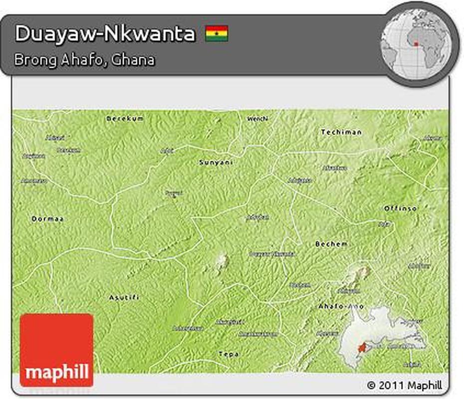 John  Mahama, Tano  North, Physical, Duayaw-Nkwanta, Ghana