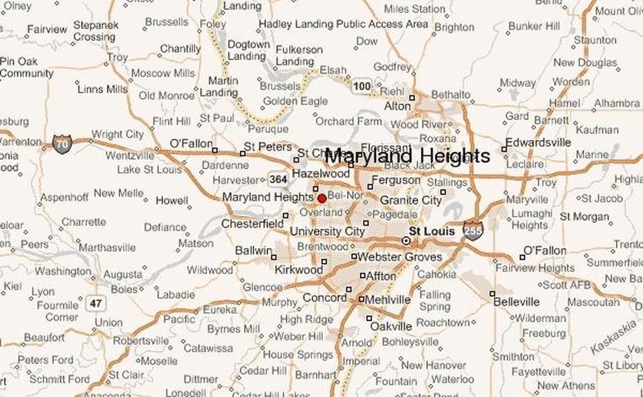 Maryland Heights Location Guide, Maryland Heights, United States, Physical  Of Maryland, United States  50 States