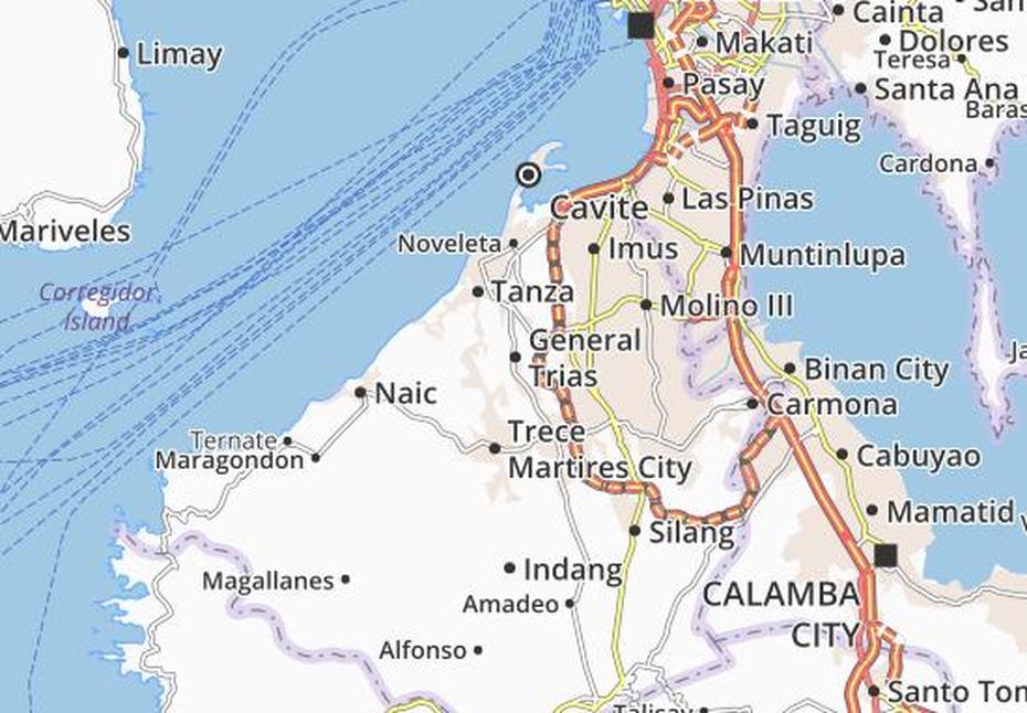 Michelin General Trias Map – Viamichelin, General Trias, Philippines, Of Silang Cavite, Tierra Nevada General Trias Cavite