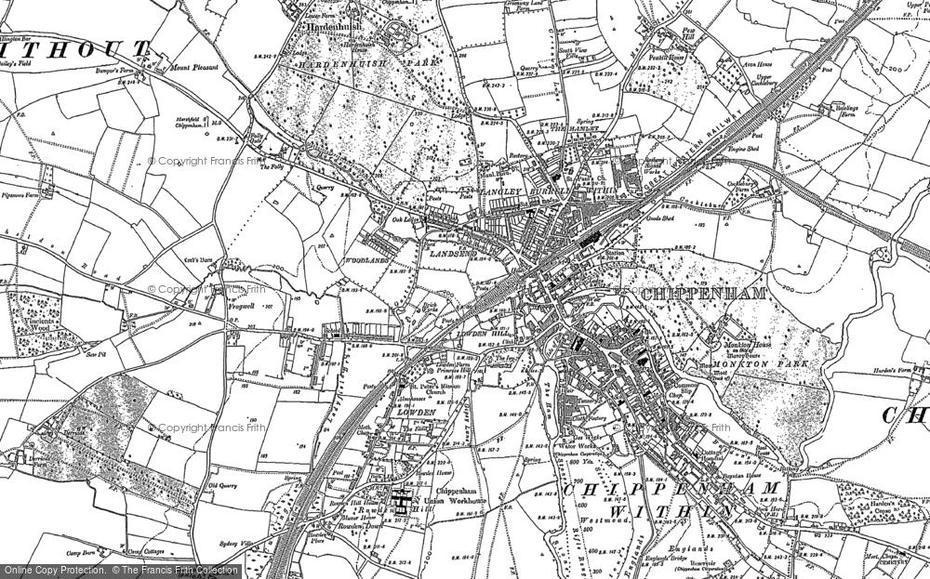 Old Maps Of Chippenham, Wiltshire – Francis Frith, Chippenham, United Kingdom, Bolton  Stadium, Bolton Le  Sands