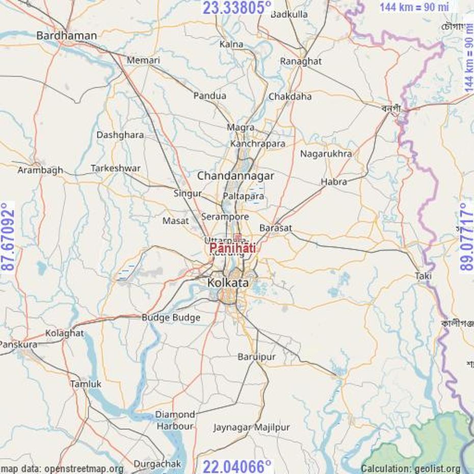 Panihati, India Geodata, Pānihāti, India, Sherpur, Krishna  Art