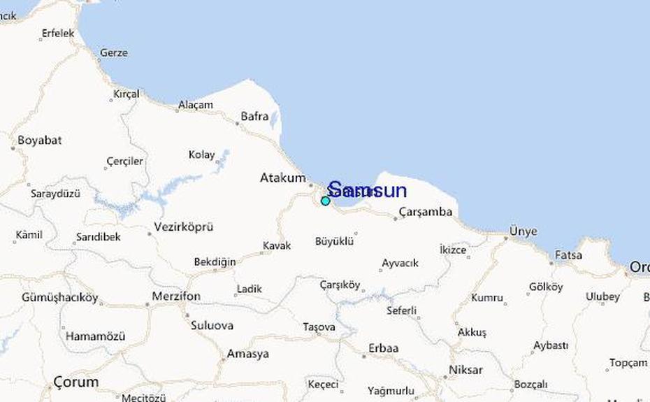 Samsun Tide Station Location Guide, Samsun, Turkey, Turkey Train, Pamukkale Turkey