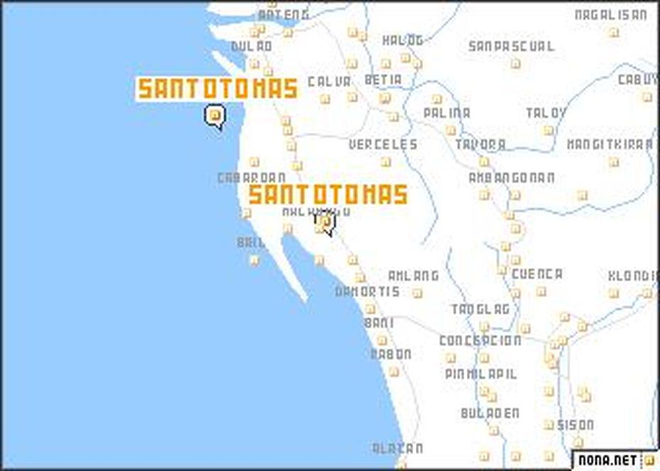 Santo Tomas (Philippines) Map – Nona, Santo Tomas, Philippines, Mount Santo Tomas, Ust  Manila