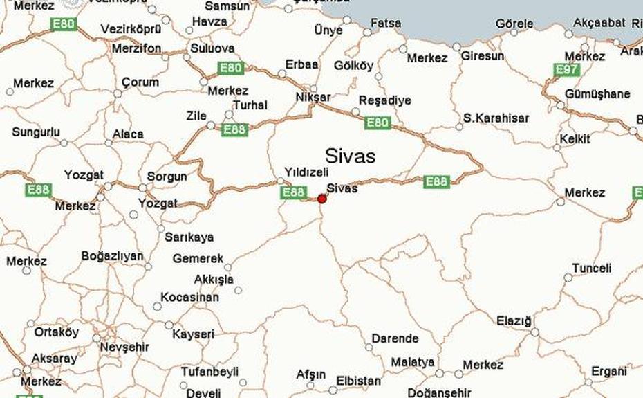 Sivas Location Guide, Sivas, Turkey, Konya Turkey, Turkey  With Cities