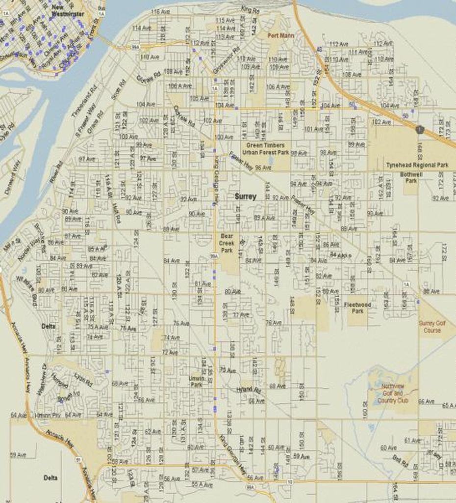 Surrey Bc Map – Security Guards Companies, Surrey, Canada, Surrey London, Surrey Bc