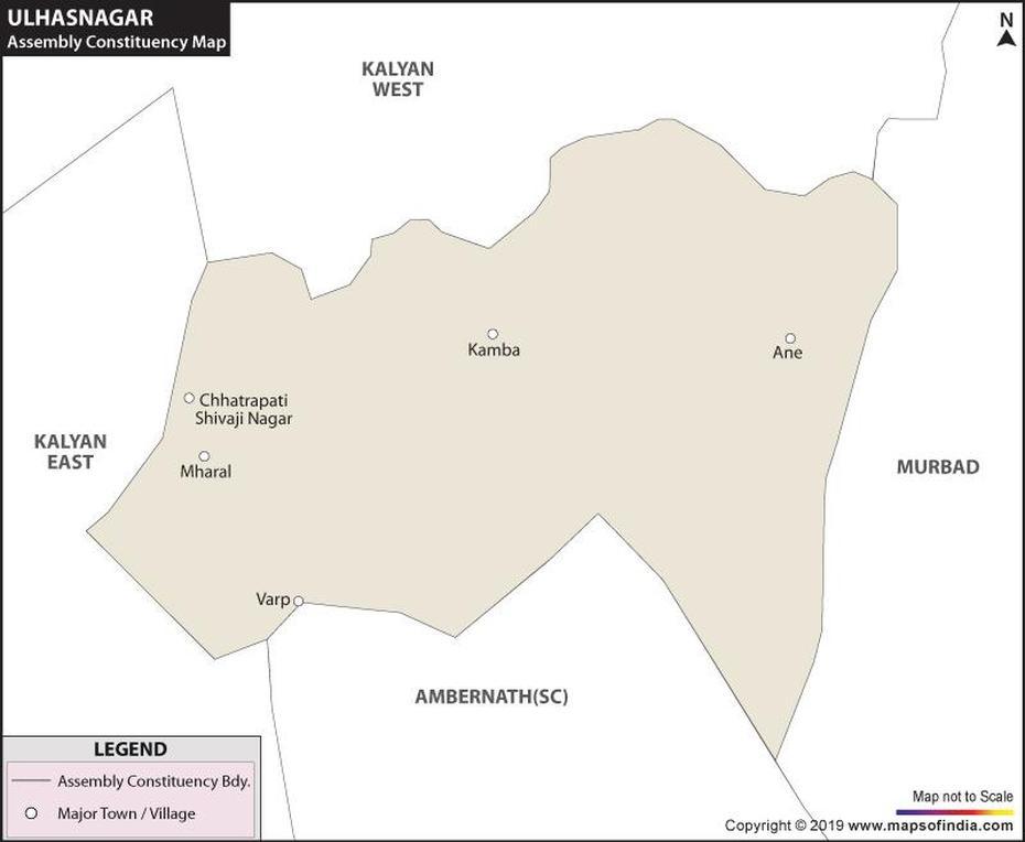 Ulhasnagar Assembly (Vidhan Sabha) Constituency Map And Election Results, Ulhāsnagar, India, Continental  500, Apostille Birth  Certificate