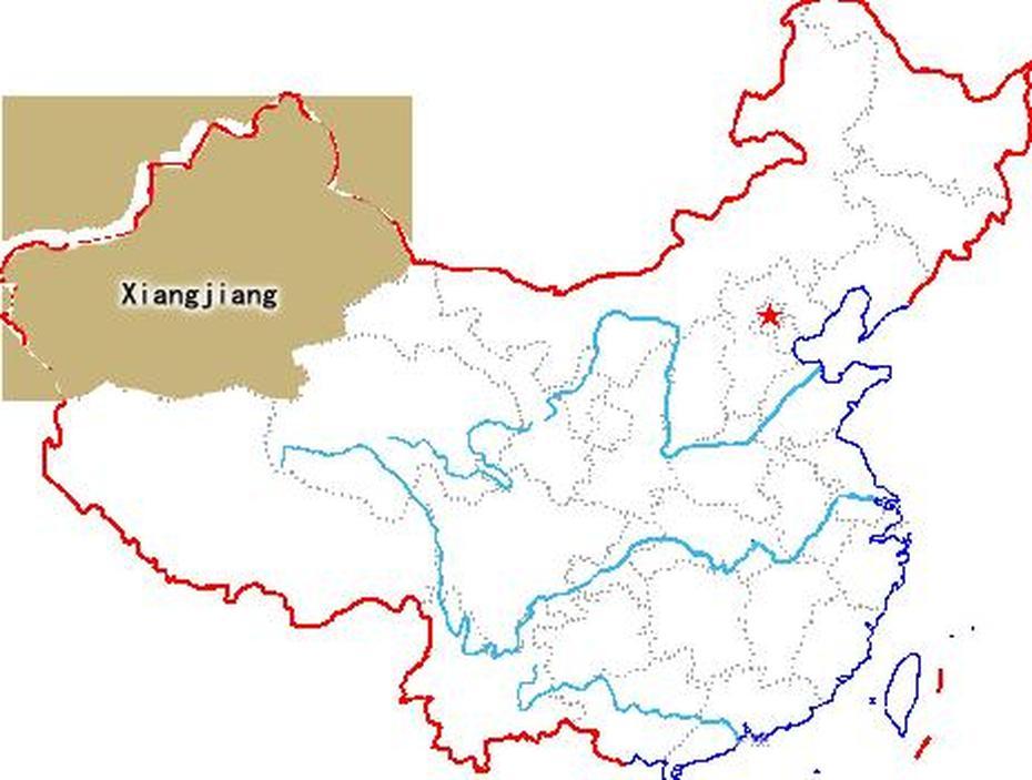 Xinjiang Map,China Travel Tools, Xinji, China, Bar 32  Cleveland, Jiangsu China