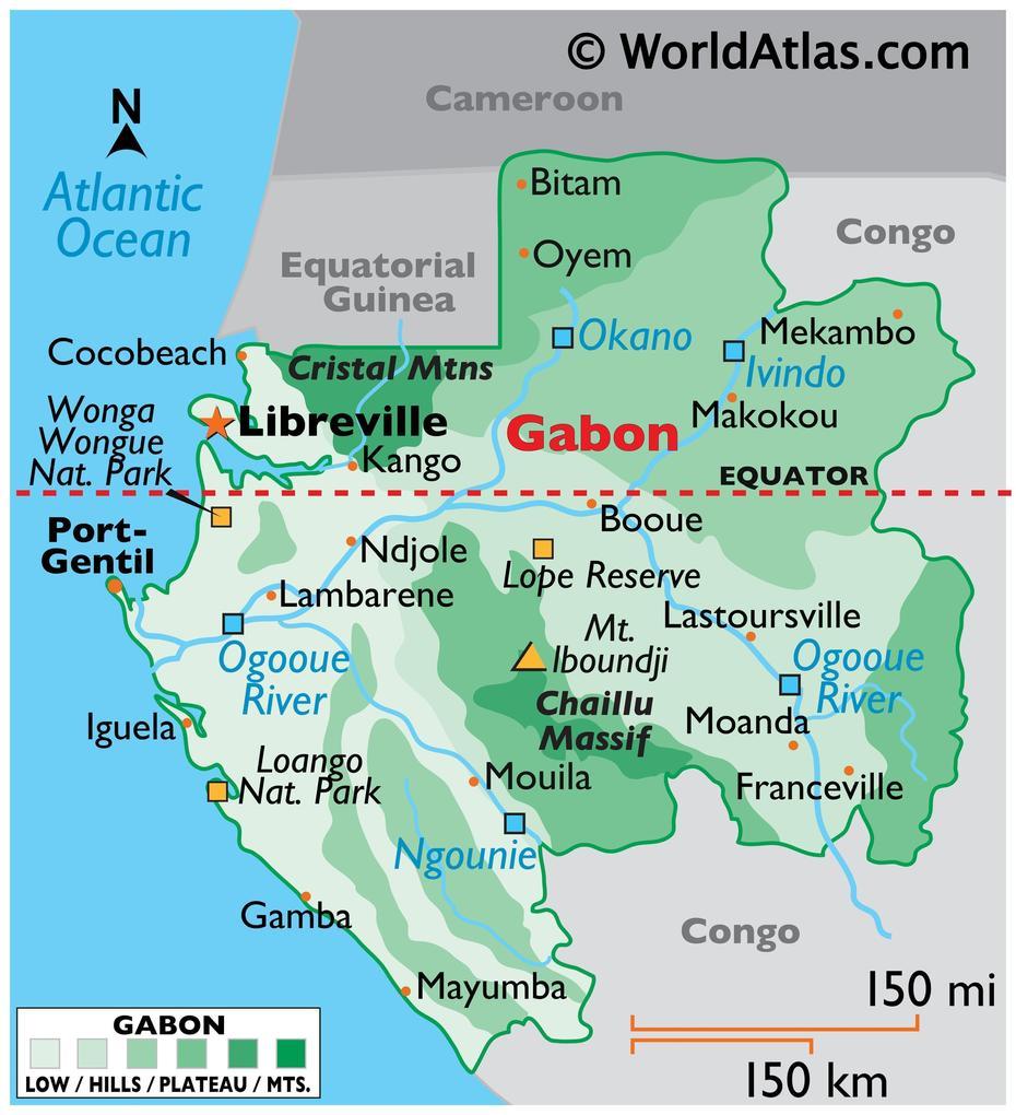 30 Gabon Map In Africa – Maps Online For You, Moanda, Gabon, Franceville Gabon, Gabon Tourism