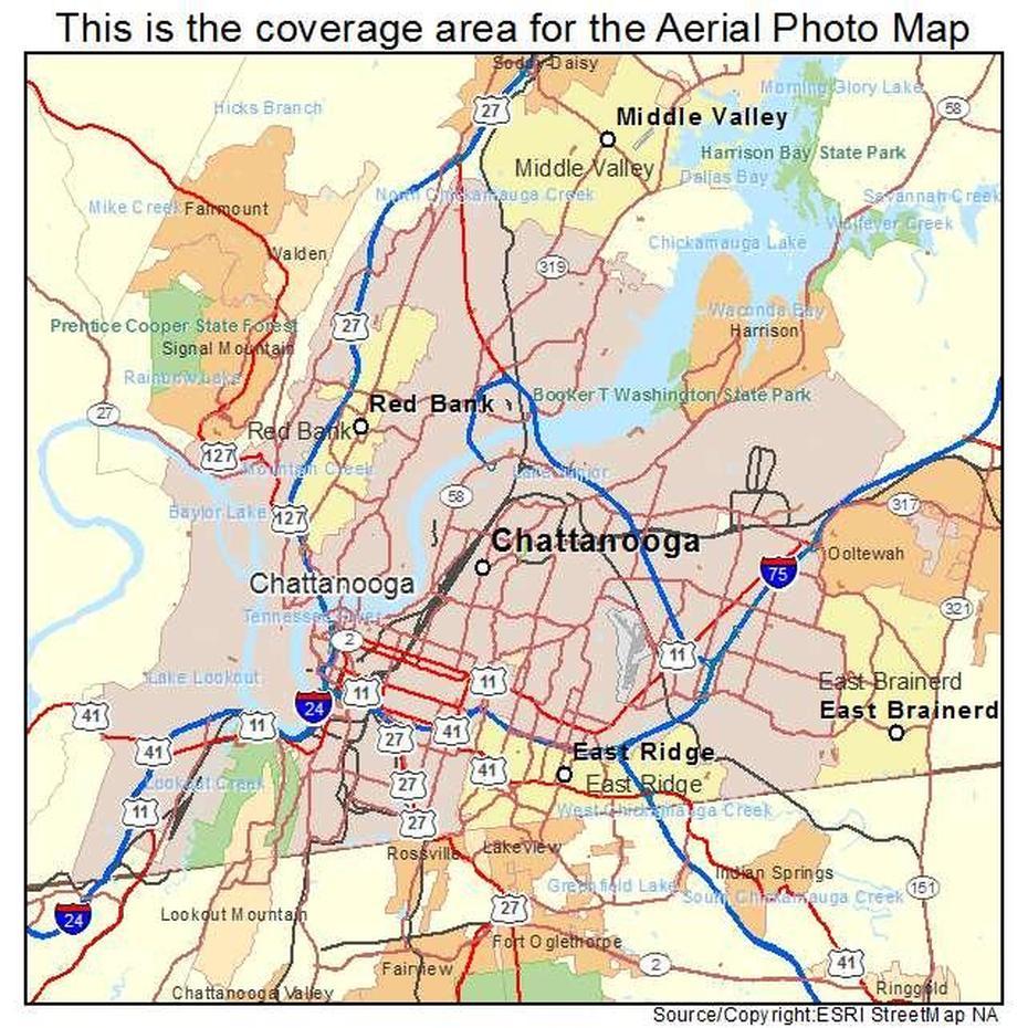 Aerial Photography Map Of Chattanooga, Tn Tennessee, Chattanooga, United States, Chattanooga Highway, Chattanooga Weather