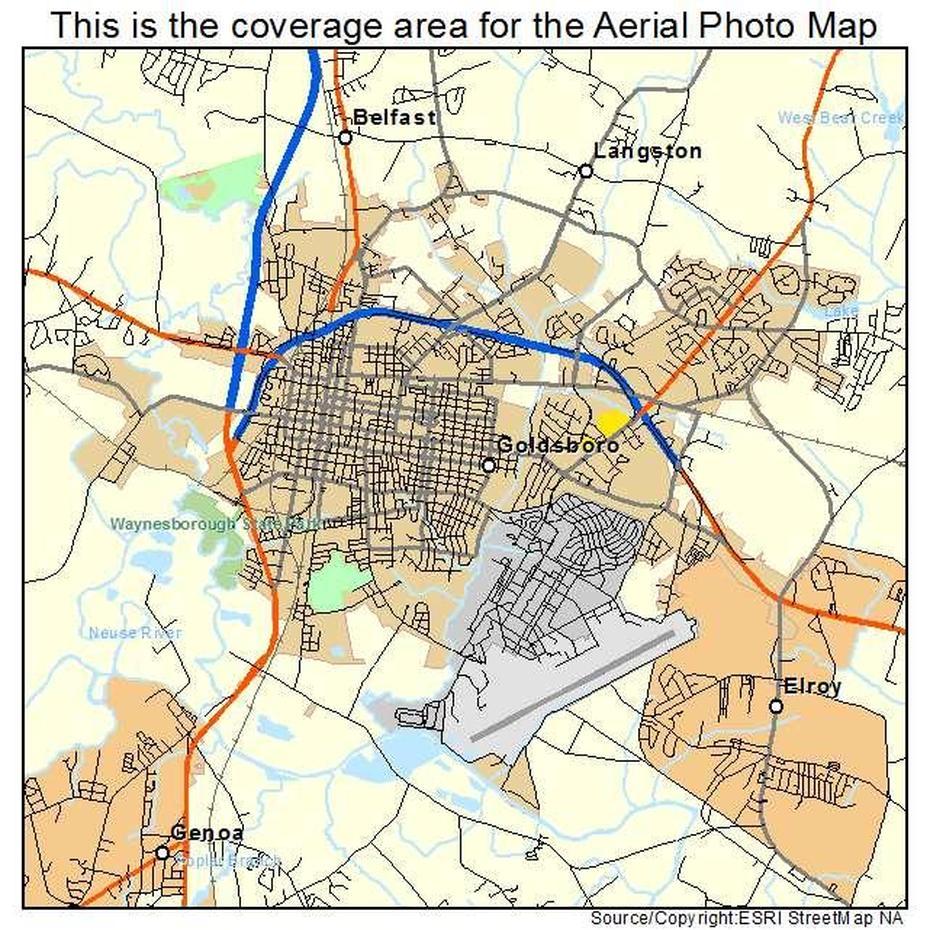 Aerial Photography Map Of Goldsboro, Nc North Carolina, Goldsboro, United States, Goldsboro Pa, Goldsboro Md