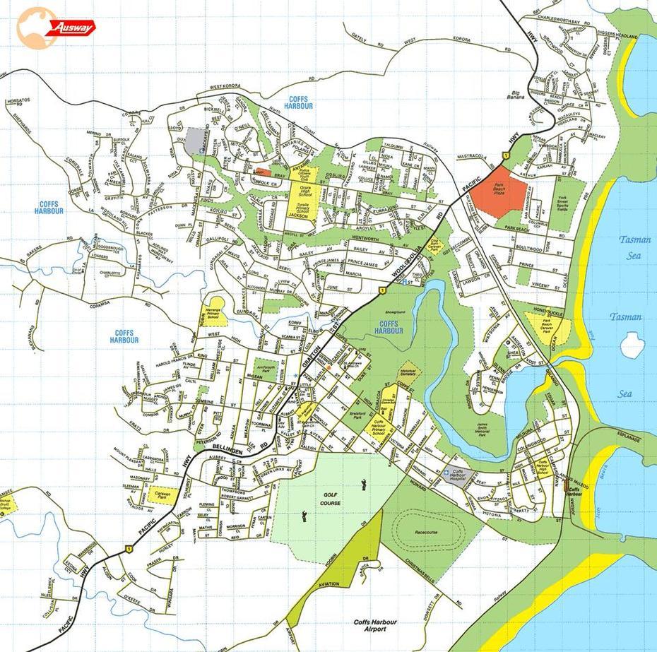 Coffs Harbour Map And Coffs Harbour Satellite Image, Coffs Harbour, Australia, Rockhampton Australia, Coffs Coast