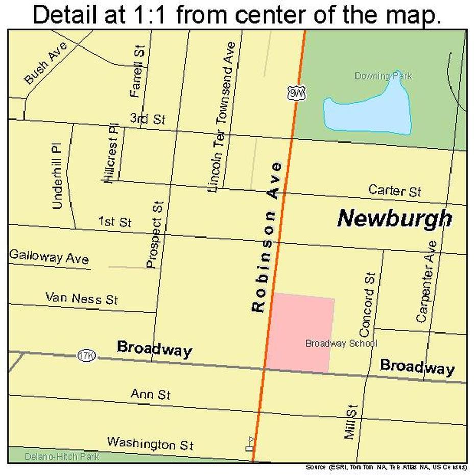 Corning New York, Hudson New York, Street , Newburgh, United States
