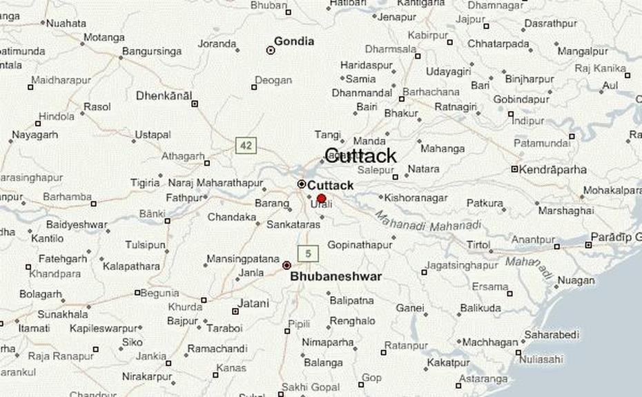 Cuttack Location Guide, Cuttack, India, India City, India Elevation