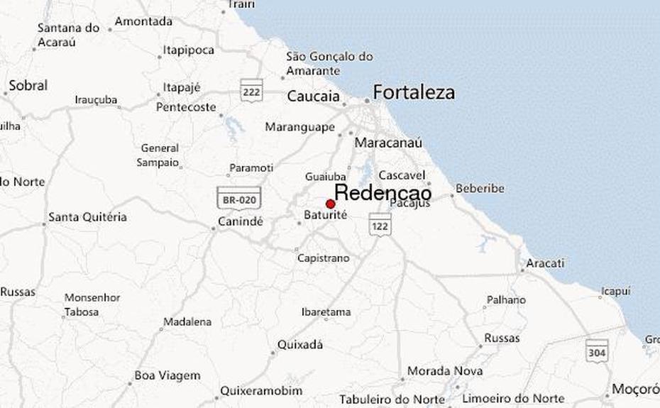 Guia Urbano De Redencao, Redenção, Brazil, Brazil Cities, Detailed  Of Brazil