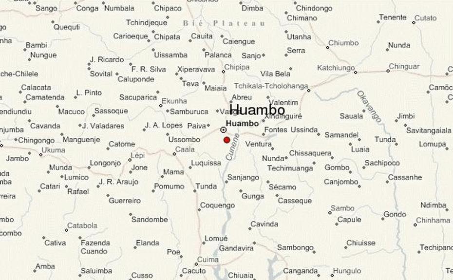 Huambo Location Guide, Huambo, Angola, Angola War, Cunene Angola