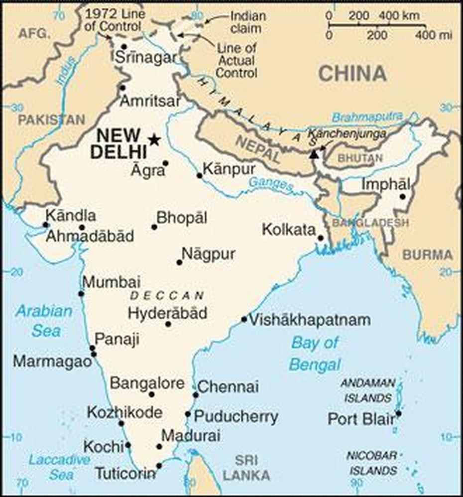 India Map With Cities – Free Pictures Of Country Maps, Coondapoor, India, India  Graphic, Goa