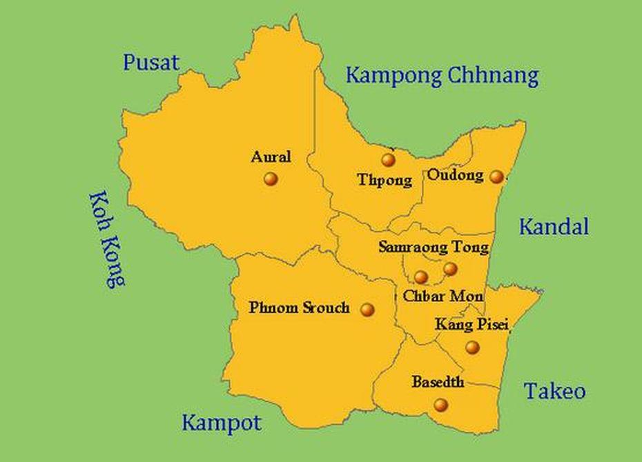 Kampong Phluk, Kandal Cambodia, Geography, Kampong Speu, Cambodia