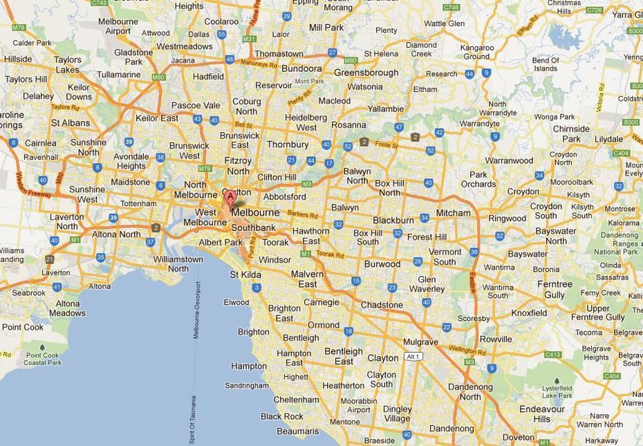 Melbourne Map, Melbourne, Australia, Melbourne World, Of Melbourne Florida