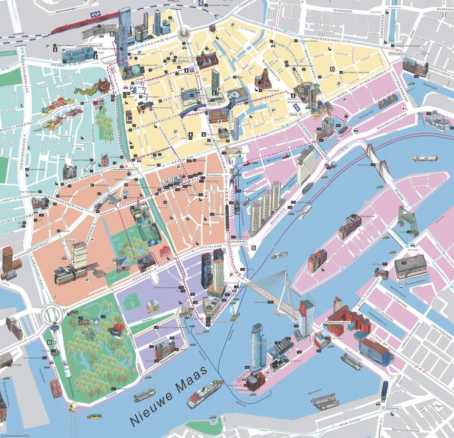 Rotterdam Map – Detailed City And Metro Maps Of Rotterdam For Download …, Rotterdam, Netherlands, Rotterdam On, Netherlands City