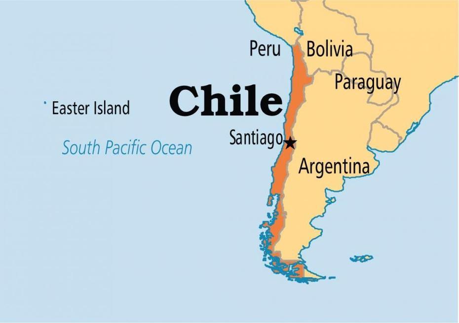 Santiago Chile Map – Santiago De Chile Map (South America – Americas), Santiago, Chile, Santiago Spain, Chile Capital