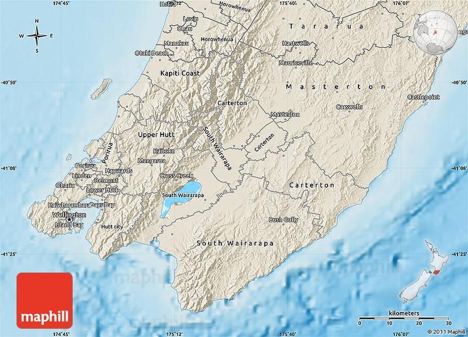 Shaded Relief Map Of Wellington, Wellington, India, Wellington Tamil Nadu, Jaipur  Palace