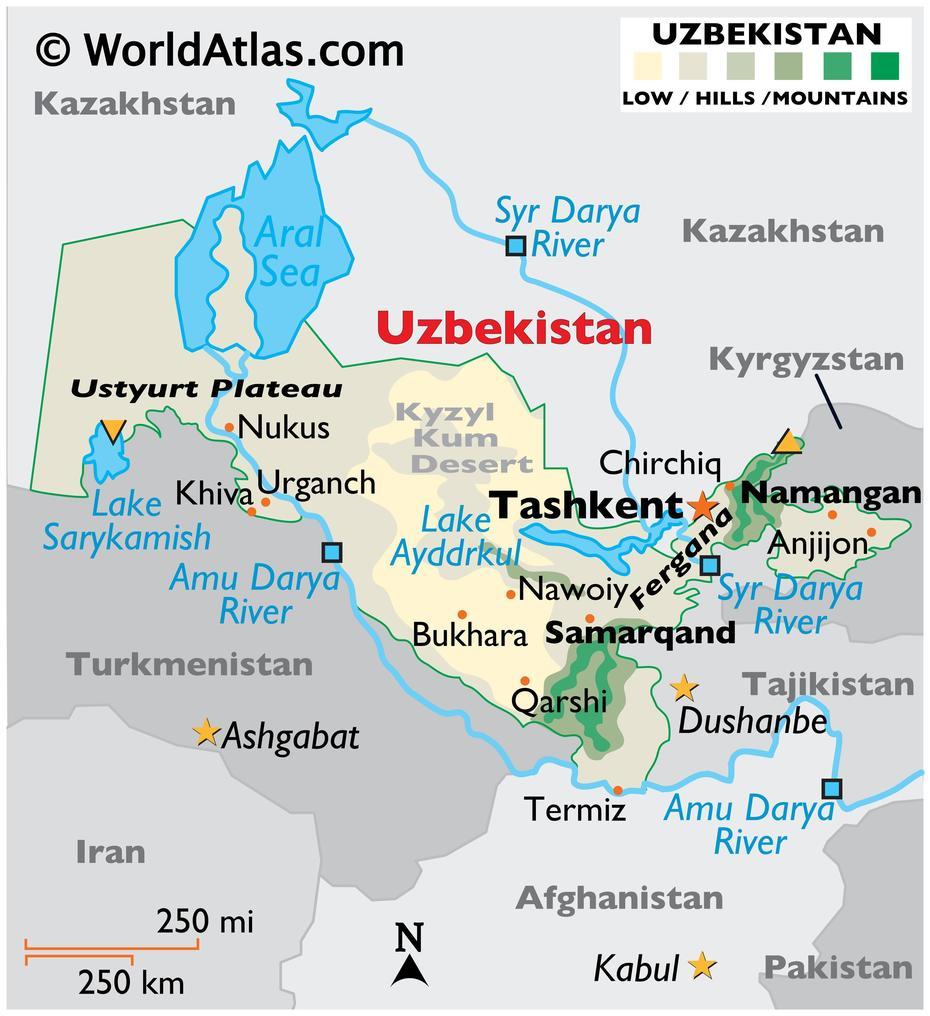 Uzbekistan Tashkent City, Bukhara, Landforms, Oltinko‘L, Uzbekistan