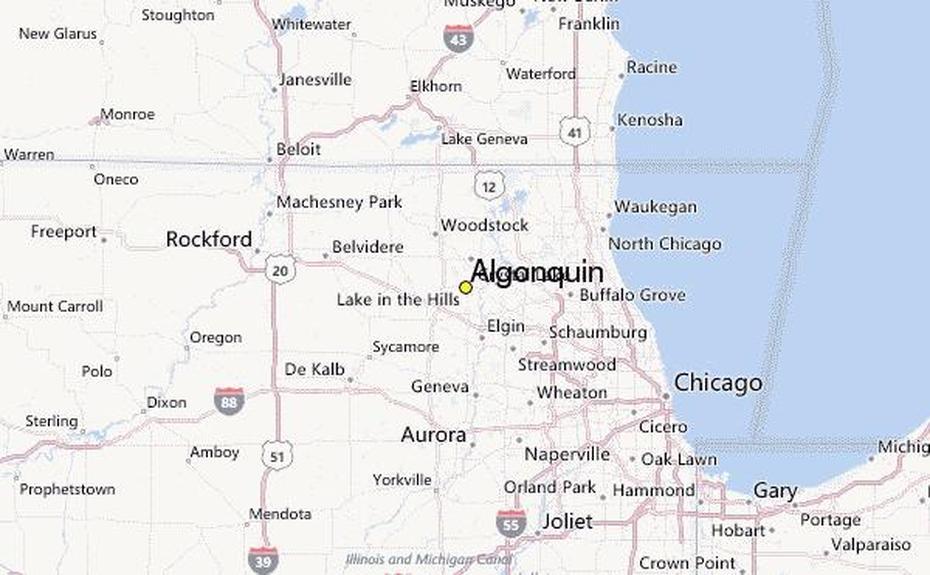 Algonquin Indians, Algonquin Canoe, Station Record, Algonquin, United States