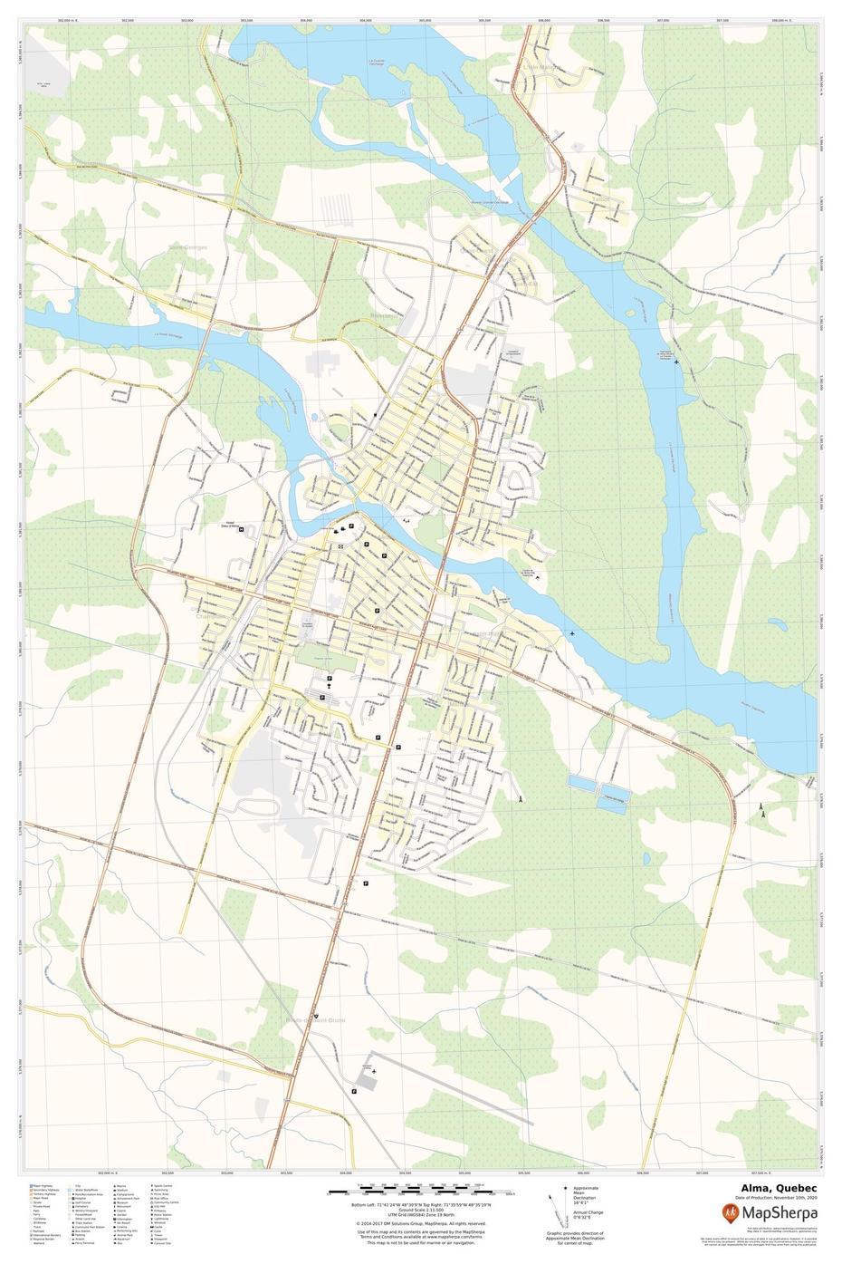 Alma Map, Quebec, Alma, Canada, Alma Ontario, Alma Qc
