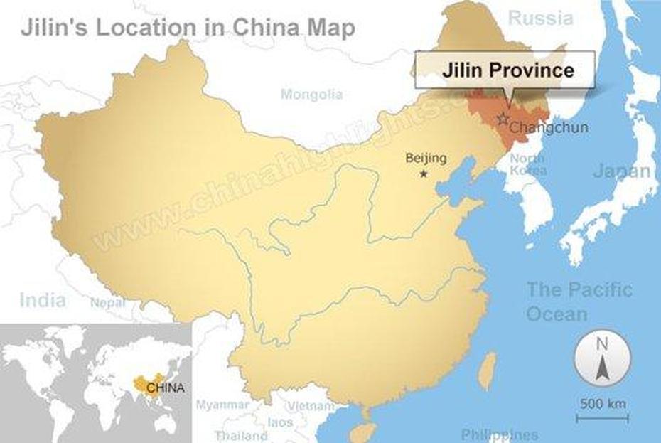 B”Jilin Map, Map Of Jilins Tourist Attractions And Cities”, Jingling, China, Craft With Spray  Foam, Inkling Boy  Drawing