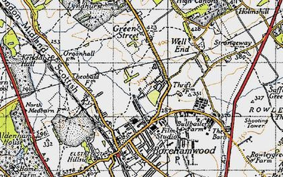 Borehamwood Photos, Maps, Books, Memories – Francis Frith, Borehamwood, United Kingdom, Boreham  Wood Fc, Travelodge Borehamwood