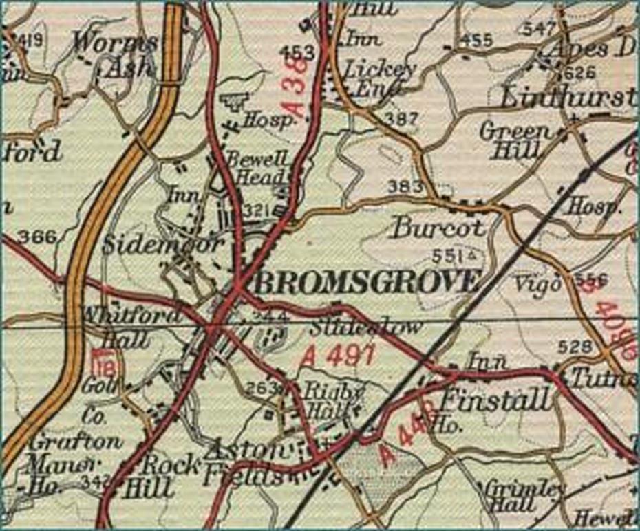 Bromsgrove Map, Bromsgrove, United Kingdom, Bromsgrove, United Kingdom