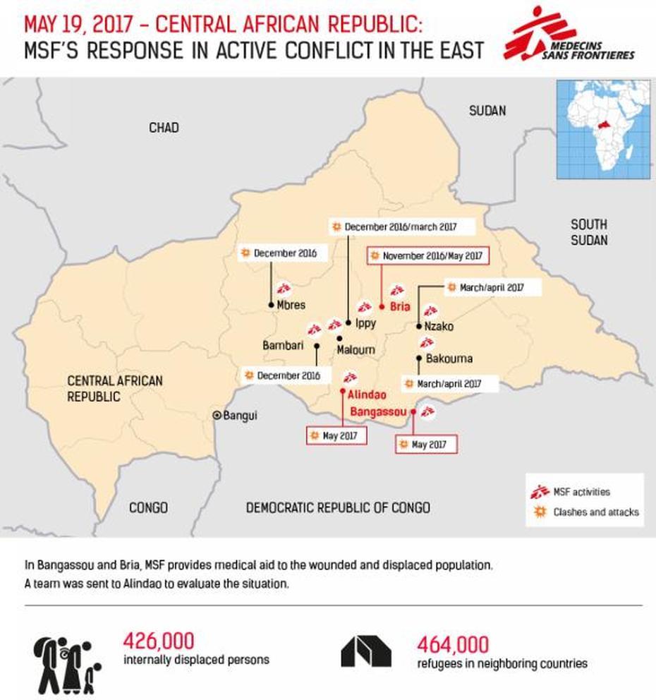 Car: The Situation Has Reached A New Low For The People Of Bangassou | Msf, Bangassou, Central African Republic, Mrsa, Dallol Abandoned  Town