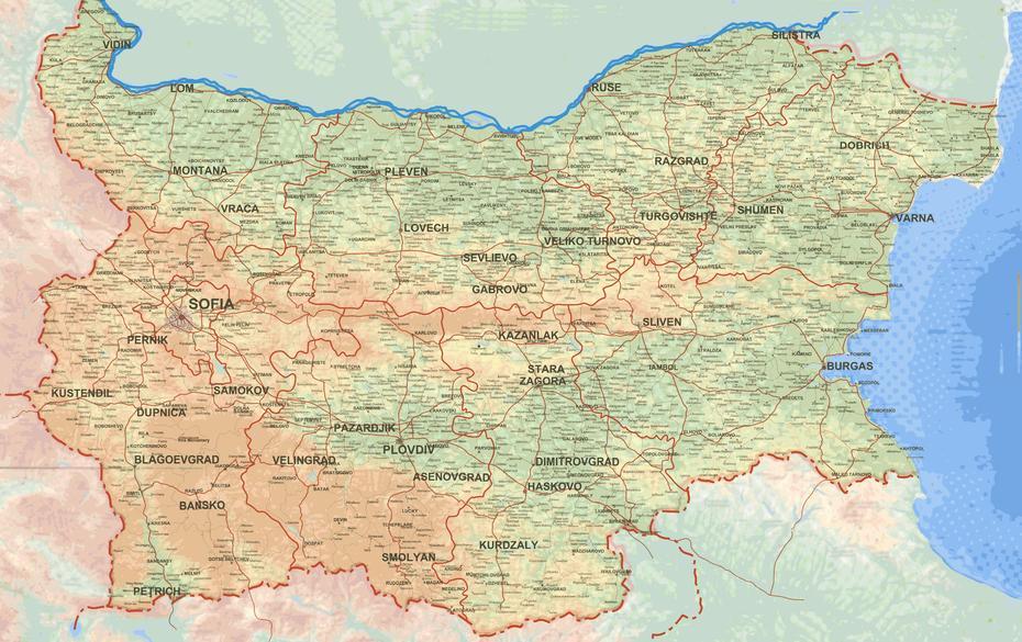 Find Properties Using The Map Of Bulgaria., Troyan, Bulgaria, Troyan Art, Troyan Ceramic