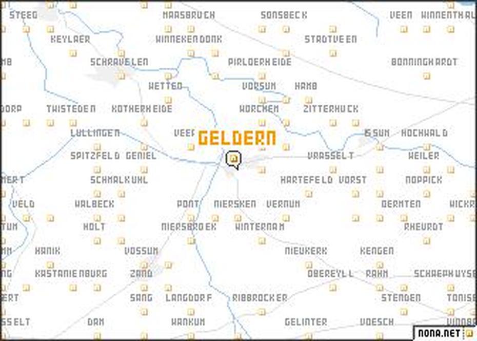 Geldern (Germany) Map – Nona, Geldern, Germany, Katterbach Germany, Storck Barracks Germany