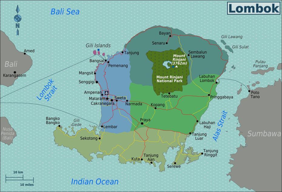 Large Lombok Island Maps For Free Download And Print | High-Resolution …, Lembok, Indonesia, Bali Lombok, Lombok Images