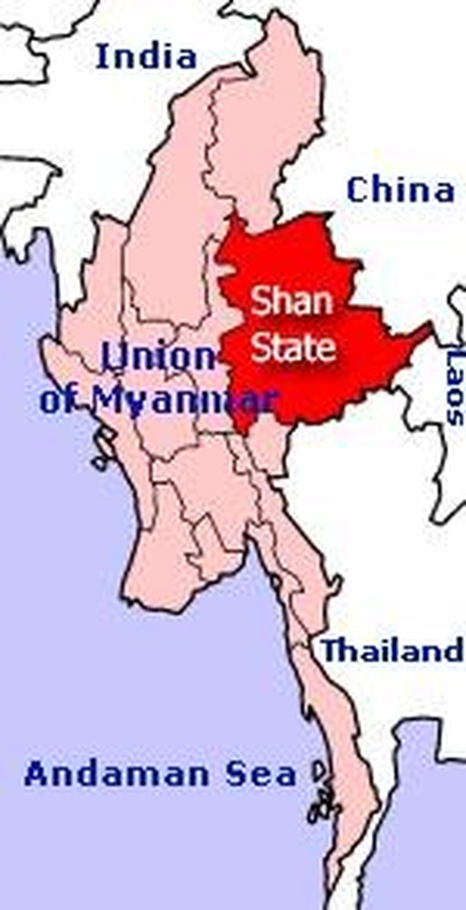 Little Voice In English: Shan State, Shanhu, China, China  Printable, Of China Provinces