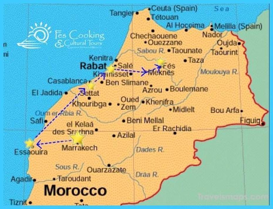 Map Of Casablanca – Travelsmaps, Casablanca, Morocco, French Morocco, Casablanca  Africa