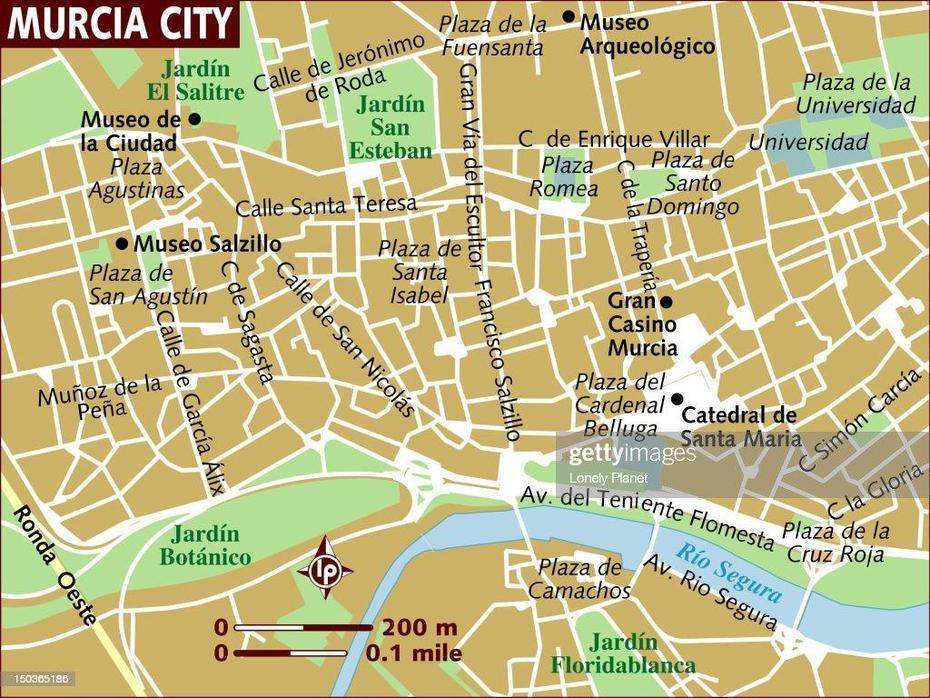 Map Of Murcia City High-Res Vector Graphic – Getty Images, Murcia, Spain, Costa Calida Spain, Murcia Spain Beaches