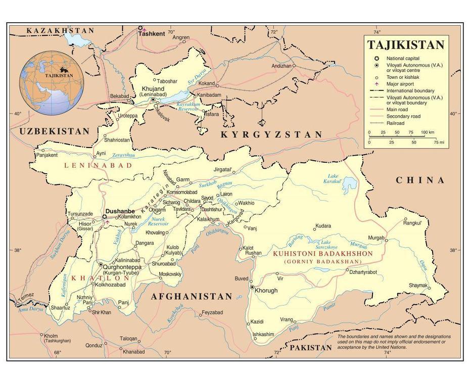 Maps Of Tajikistan | Collection Of Maps Of Tajikistan | Asia | Mapsland …, Pongoz, Tajikistan, Tajikistan Mountains, Tajikistan Central Asia