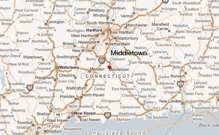 Middletown Street, Middletown Ct, Connecticut Location, Middletown, United States