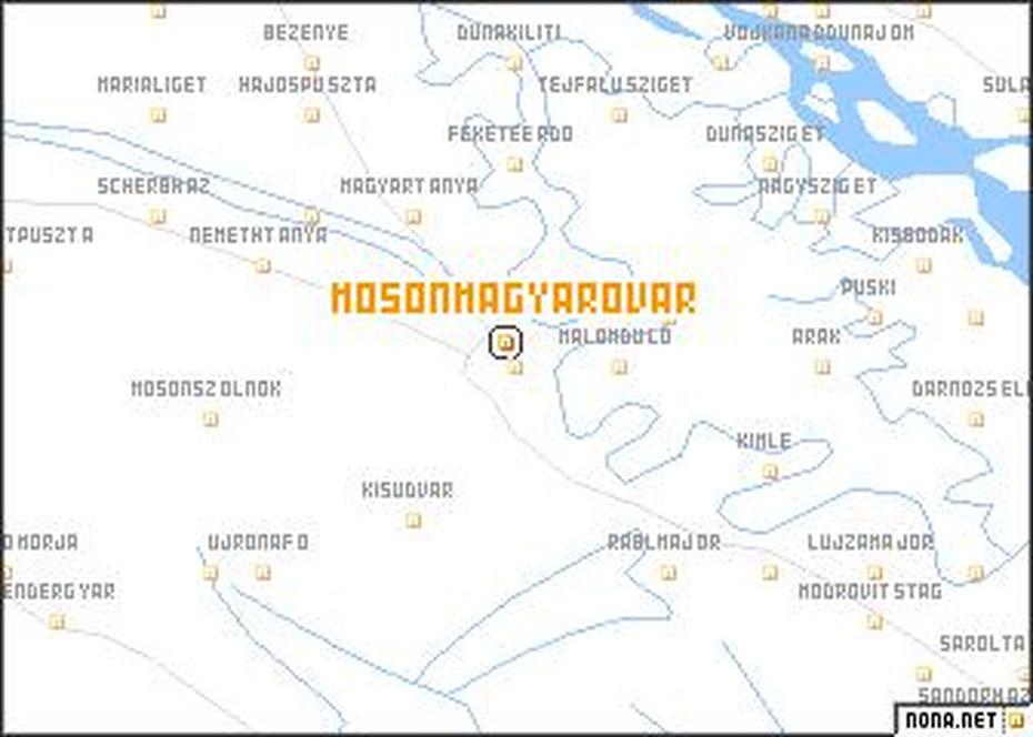 Mosonmagyarovar (Hungary) Map – Nona, Mosonmagyaróvár, Hungary, Magyarovar Hungary, Thermal Hotel  Mosonmagyarovar