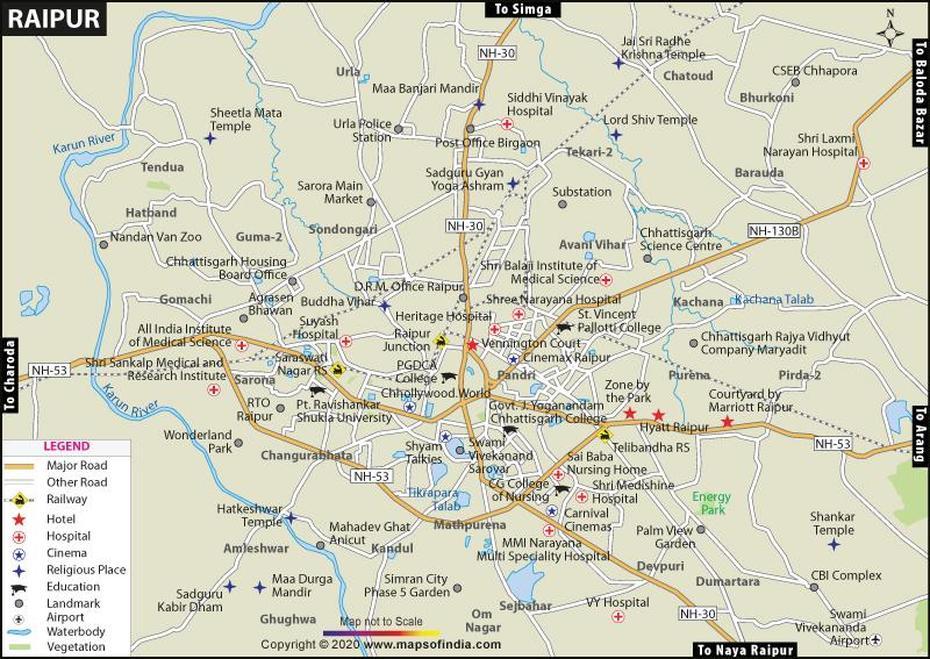 Naya Raipur, Raipur City, Chhattisgarh, Raipur, India