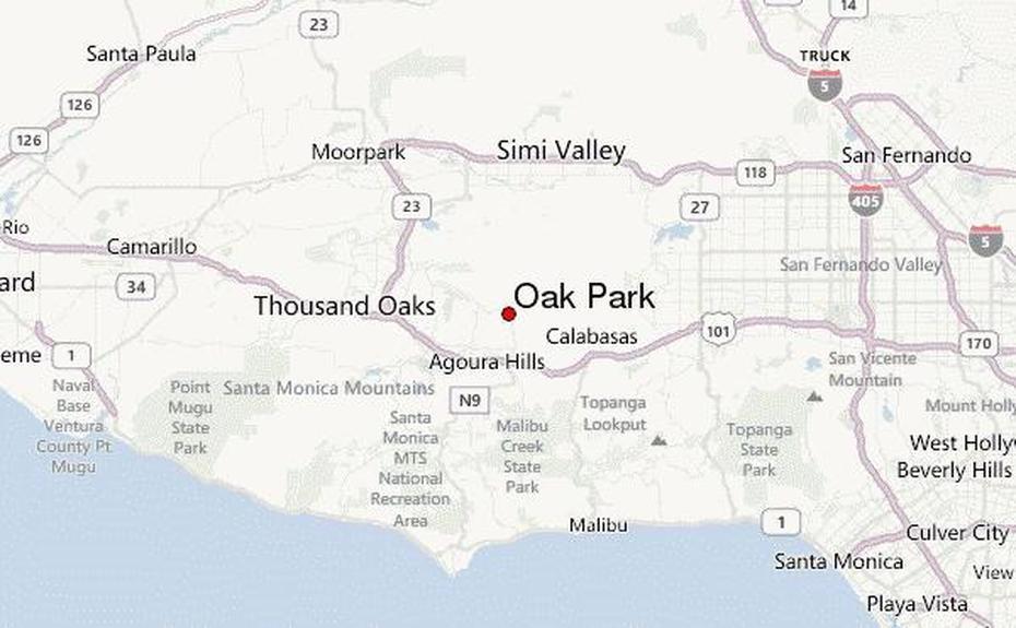 Oak Park, California Location Guide, Oak Park, United States, National Parks Western United States, Wall  Of National Parks