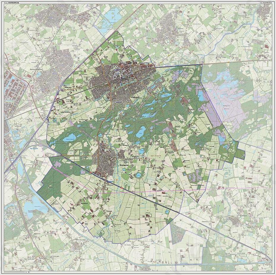 Oisterwijk | Kaarten En Atlassen.Nl, Oisterwijk, Netherlands, Klein Oisterwijk, Efteling