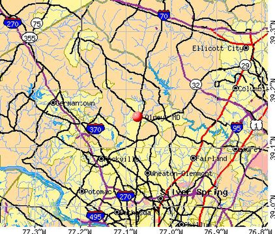 Old Maps Of Olney | City Maps, Olney, United States, Olney Md, Olney Md