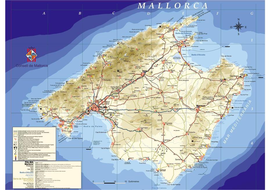 Palma De Mallorca Map And Palma De Mallorca Satellite Image, Palma, Spain, Gibraltar Spain, Menorca