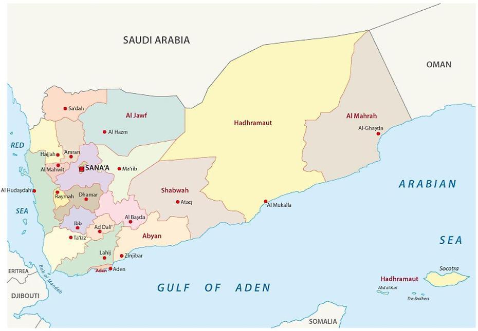 Yemen Maps & Facts – World Atlas, Ja‘Ār, Yemen, Yemen Country, Aden Yemen