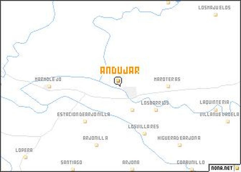 Andujar (Spain) Map – Nona, Andújar, Spain, Merida Spain, Pilgrimage In Spain