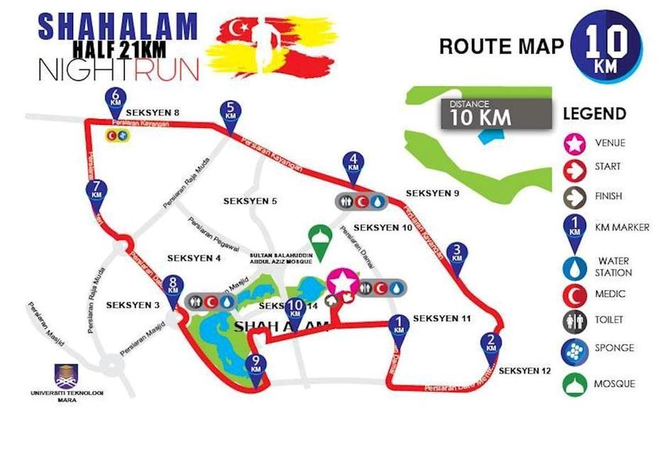 B”Shah Alam Half Marathon | Worlds Marathons”, Shah Alam, Malaysia, Stadium Shah Alam, Sacc Mall Shah Alam