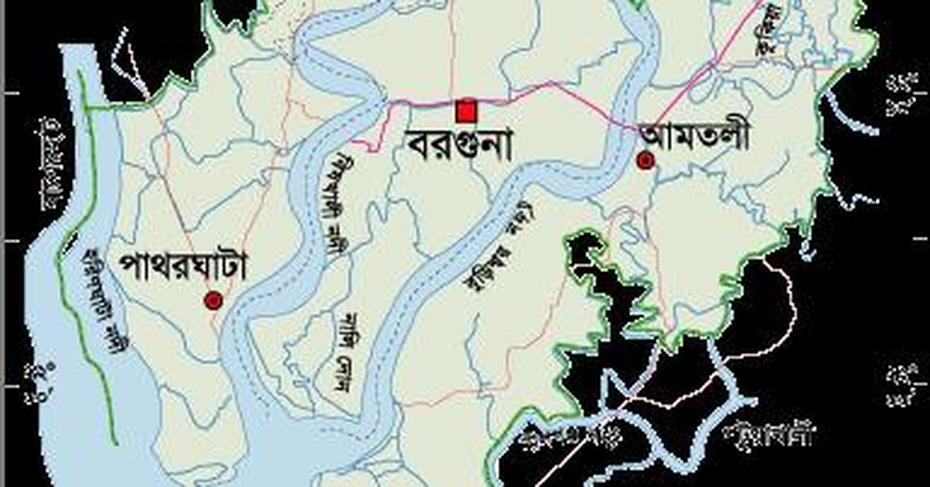 Bangladesh All District Information: Information Of Barguna District, Barguna, Bangladesh, Shaheed Minar  Dhaka, Bangladesh Carte